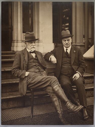 Thomas Baker and JJ Rouse, Kodak Australasia Pty Ltd, 'Manyung', Mornington, June 1921