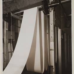 Photograph - Kodak Australasia Pty Ltd, Paper in Coating Machine, Abbotsford, 1946