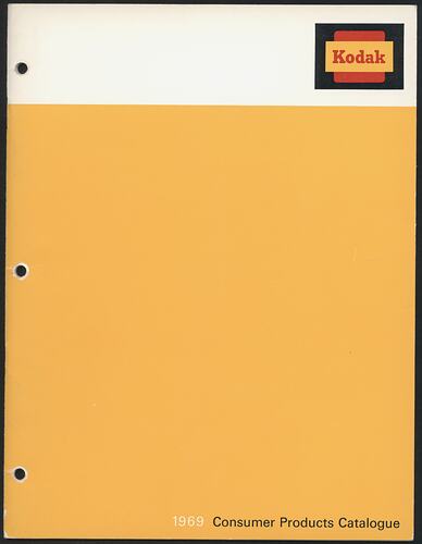 Cover page with printed text and Kodak logo.