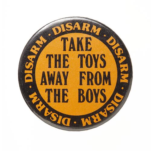 Badge - Take The Toys Away From the Boys