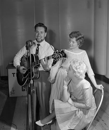 Swallow & Ariell Ltd, Group Portrait of Performers, Canberra, Australian Capital Territory, Nov 1958