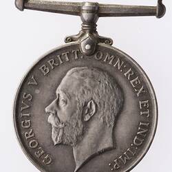 Medal - British War Medal, Great Britain, Private Leslie Archibald Hayes, 1914-1920