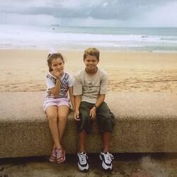 Digital Photograph - Simone & Jason Johannisen, Durban Beach, Durban, South Africa, 2003