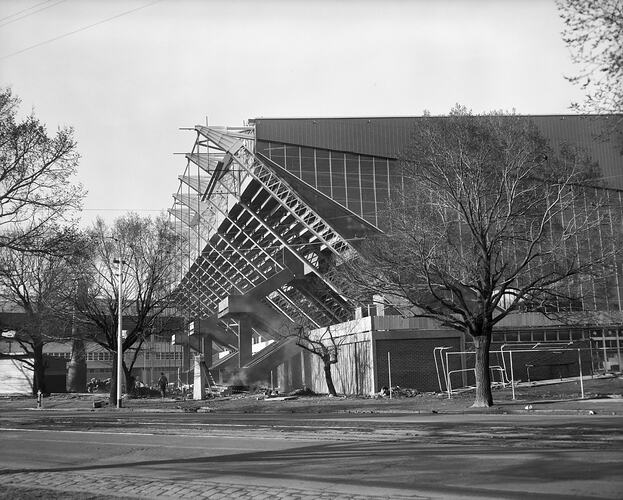 Swimming Pool Exterior, Olympic Park, Melbourne, Victoria, 1956
