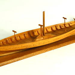 Model view from above, to bow port side.