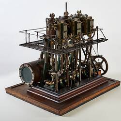 Model - Steam Engine, Marine, Triple Expansion, 1928