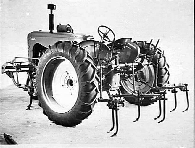 282 CULTIVATOR FITTED TO 744D: JULY 1953