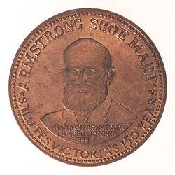 Medal - Armstrong Shoe Mart, Frankston, Victoria, Australia, 1984