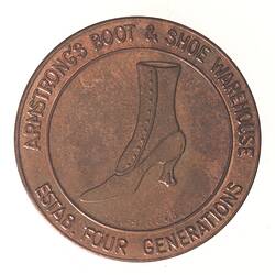 Medal - Armstrong Shoe Mart, Frankston, Victoria, Australia, 1984