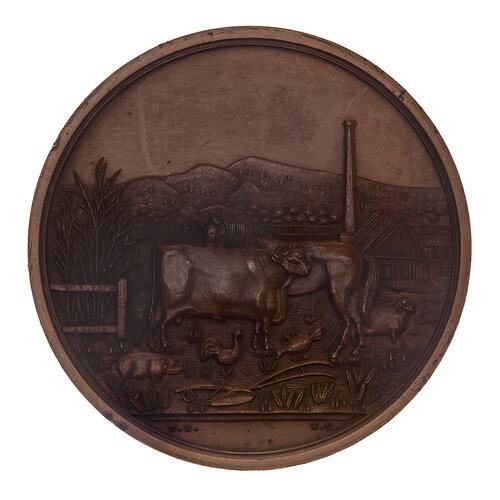 Medal - Mackay Agricultural Pastoral & Mining Association Prize, c. 1880