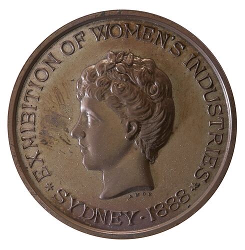 Medal - Womens Industries Bronze Prize, 1888 AD