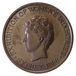 Medal - Exhibition of Women's Industries, Bronze Prize, New South Wales, Australia, 1888