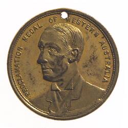 Medal - Proclamation of Western Australia, Australia, 1890