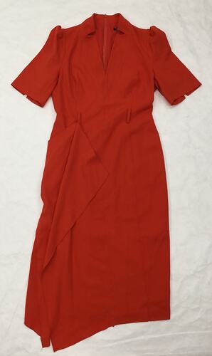 Dress - Red, Karen Millen Label, Nyadol Nyuon, National Press Club, Canberra, 2021