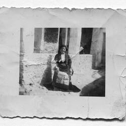 Digital Photograph - Iole Crovetti In Regional Dress, Tonara, Sardinia, 1956