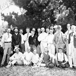 Negative - Dalgety Company Cricket Teams, Melbourne, Victoria, 1889