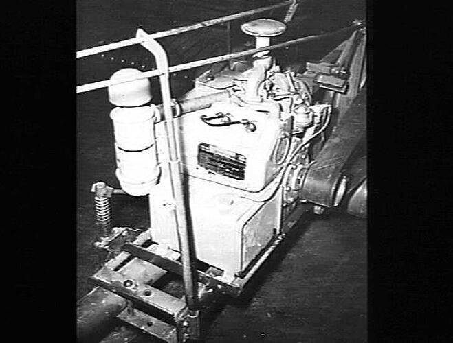 WISCONSON ENGINE FITTED TO 701 PICKUP BALER: FEB 1956