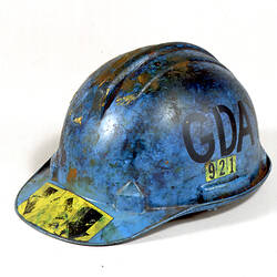 Safety Helmet - Blue, Pigment Manufacturers of Australia, circa 1988