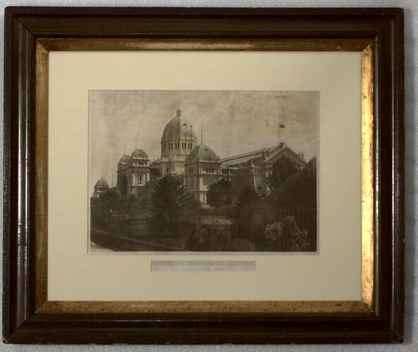 Framed Print - Centennial International Exhibition, Melbourne 1888 (Illustrations)