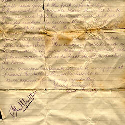 Letter - 'Did' to Mr A Galbraith, World War I, 16 Jul 1916