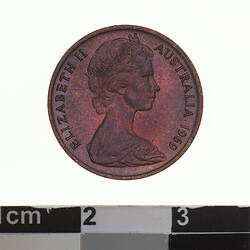 Coin - 1 Cent, Australia, 1969