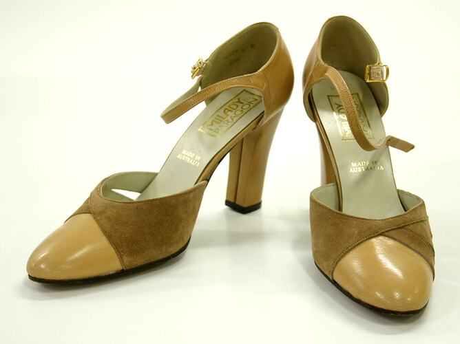 Pair of Shoes - Paragon - Tan Leather and Suede