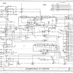 Logical Diagram - CSIRAC Computer, 'Arithmetic Organ Of Computor', B23209, 1952-1955