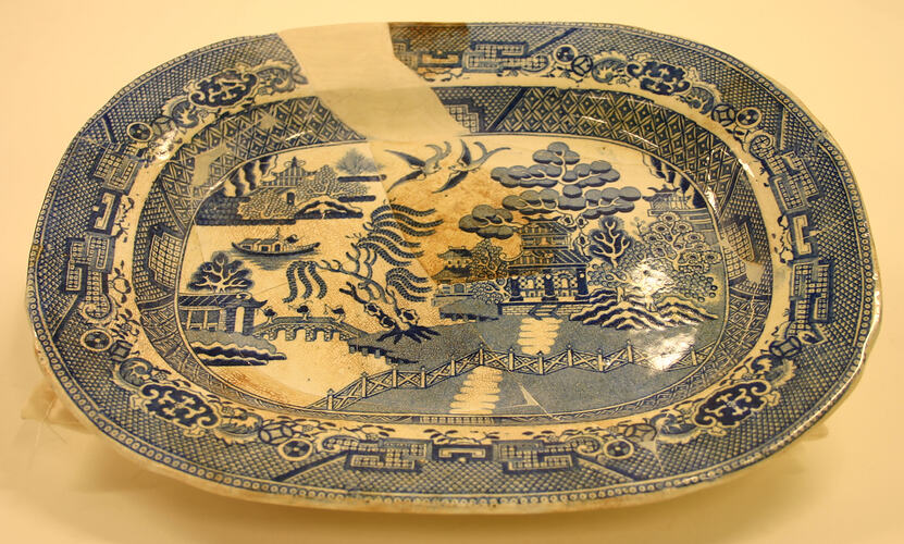 Ceramic - vessel - platter - earthenware