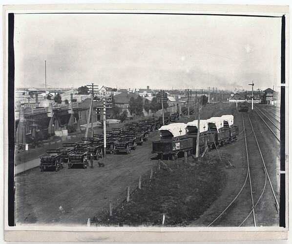 Photograph - Railway Yard Beside Sunshine Harvester Works