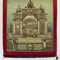 Banner - Amalgamated Society of Carpenters & Joiners, Victorian Branch, 1914