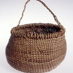 Basket. Oyster Cove, Tasmania, Australia. c.1860