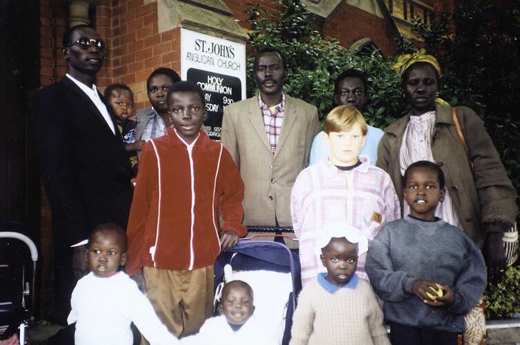 Bul Bulkoch, Family & Friends, St Johns Anglican Church, Footscray, 1996