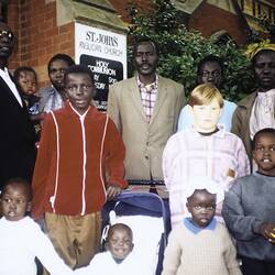 Digital Image - Bul Bulkoch, Family & Friends, St Johns Anglican Church, Footscray, 1996