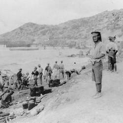 Photograph - 'Portion of Hell's Spit, Anzac Beach', Gallipoli, Turkey, Private John Lord, World War I, 1915