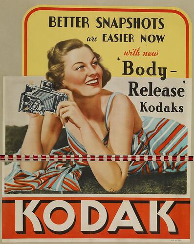 Poster - 'Better Snapshots are Easier Now with New Body-Release Kodaks', 1930s