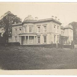 Photograph - House with Domed Portico, Tom Robinson Lydster, World War I, 1916-1919