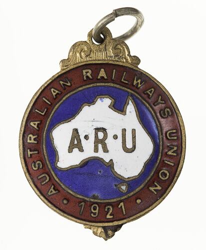 Badge - Australian Railways Union
