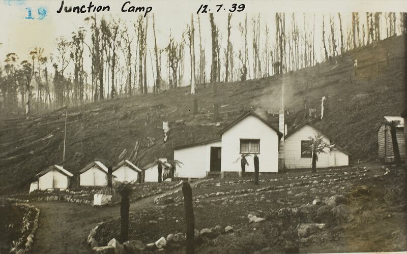 Photograph - State Electricity Commission, Junction Camp, Kiewa, Victoria, 12 Jul 1939