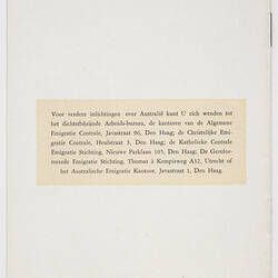 Booklet - Onderwus in Australie, 1959