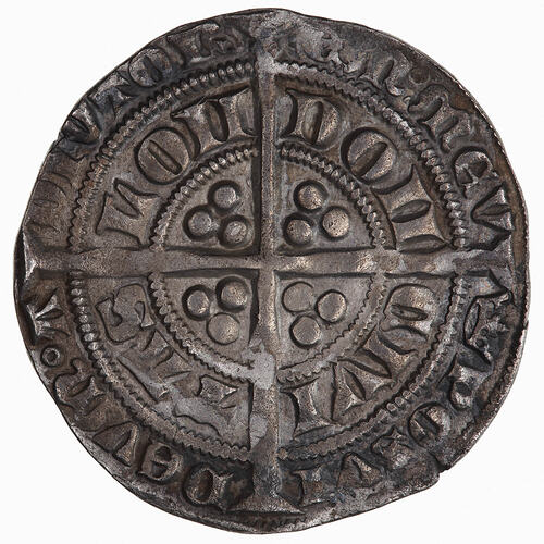 Coin - Groat, Edward III, England, 1356 (Reverse)