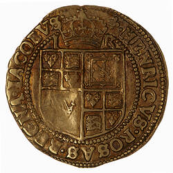 Coin - Britain Crown, James I, Great Britain, 1604-1605 (Reverse)