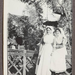Digital Image - World War I, Two Nurses, Egypt, 1915-1917