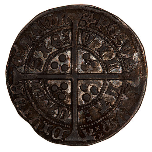 Coin - Groat, Henry VI, England, 1422-1427 (Reverse)