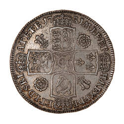 Coin - Halfcrown, George II, Great Britain, 1731 (Reverse)