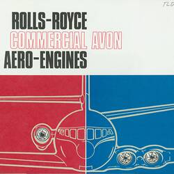 Descriptive Leaflet - Rolls-Royce Limited, 'Commercial Avon Aero Engines', 1960