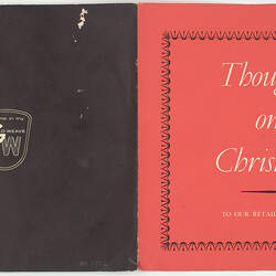 Disc Recording - Gloweave, Graham Kennedy, Thoughts on Christmas, 1960s