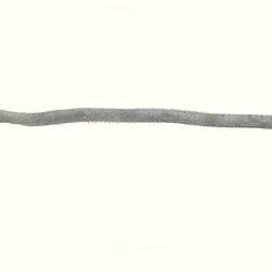 Barbed Wire Sample - Glidden, Single, Corrugated Strand, Four Point, Illinois, 1876
