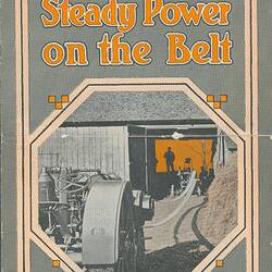 Publicity Pamphlet - International Harvester Co. of Australia, Titan 10-20 Tractor 'Steady Power on the Belt', 1922