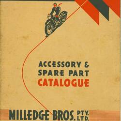 Catalogue - Milledge Brothers, Motor Cycle Accessories & Spare Parts, circa 1938
