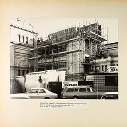 Photograph - Construction of New Entrance to Convention Centre, Exhibition Building, Melbourne, 1977